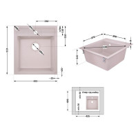 Кухонна мийка Lidz 460х515/200 COL-06 (LIDZCOL06460515200)