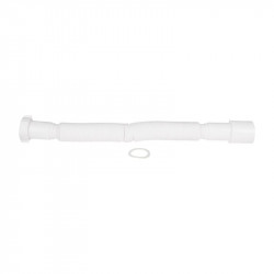 Гнучка труба Lidz (WHI) 60 01 G002 01 з накидною гайкою 1 1/2" довжина 1200 мм Гнучка труба Lidz (WHI) 60 01 G002 01 з накидною гайкою 1 1/2" довжина 1200 мм