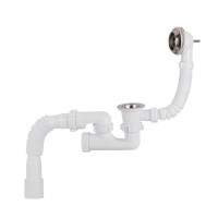 Сифон для ванни Lidz (WHI) 60 03 V002 00 з ревізією (вихід 50 мм) Сифон для ванни Lidz (WHI) 60 03 V002 00 з ревізією (вихід 50 мм)