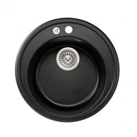 Кухонна мийка Lidz D510/200 BLM-14 (LIDZBLM14D510200) Кухонна мийка Lidz D510/200 BLM-14 (LIDZBLM14D510200)