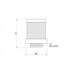 Сітка зворотного клапана Thermo Alliance Standart 1/2" SD245W15 Сітка зворотного клапана Thermo Alliance Standart 1/2" SD245W15
