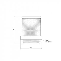 Сітка зворотного клапана Thermo Alliance Standart 1 1/4 SD245W32 Сітка зворотного клапана Thermo Alliance Standart 1 1/4 SD245W32