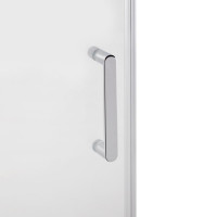 Душові двері в нішу Qtap Taurus CRM201-11.C6 110-120x200 см, скло Clear 6 мм, покриття CalcLess