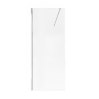 Душова перегородка Qtap Walk-In Standard CRM209.C8 90х200 см, скло Clear 8 мм, покриття CalcLess