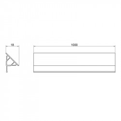Декоративна планка для піддона та ванни Qtap Water cover WHI60101802 Декоративна планка для піддона та ванни Qtap Water cover WHI60101802