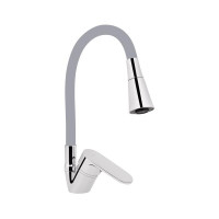 Змішувач для кухні Lidz Tani 008F3 з гнучким виливом (k40) LDTAN008F3GCR39507 Chrome/Grey Змішувач для кухні Lidz Tani 008F3 з гнучким виливом (k40) LDTAN008F3GCR39507 Chrome/Grey