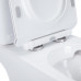 Унітаз-компакт Qtap Presto безобідковий з сідінням Soft-close QT24221217AW