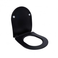 Сидіння для унітаза Qtap (Robin, Scorpio) з мікроліфтом Slim QT99U184UF450MB Сидіння для унітаза Qtap (Robin, Scorpio) з мікроліфтом Slim QT99U184UF450MB