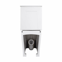 Унітаз-компакт Qtap Nando безобідковий з сидінням Soft-close QT12221222AW