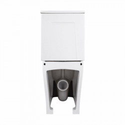Унітаз-компакт Qtap Nando безобідковий з сидінням Soft-close QT12221222AW