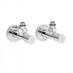 Комплект кранів Thermo Alliance Standart 1/2" НР для рушникосушарки кутовий SF395W15