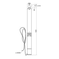 Насос заглибний відцентровий Thermo Alliance 4SSM6-11 1,1 кВт Насос заглибний відцентровий Thermo Alliance 4SSM6-11 1,1 кВт