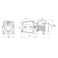 Насос самовсмоктувальний відцентровий Thermo Alliance D-JETm-100M 0,75 кВт