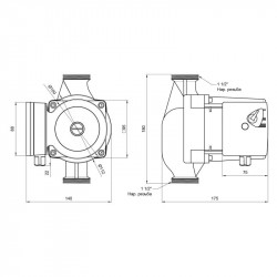 Насос циркуляційний Thermo Alliance LPS 25/80/180