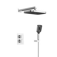 Душова система універсальна Qtap Aquarius термостатична прихованого монтажу на два споживача QTAQA65T103NGC Chrome Душова система універсальна Qtap Aquarius термостатична прихованого монтажу на два споживача QTAQA65T103NGC Chrome