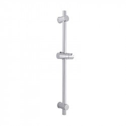 Душова стійка з тримачем універсальна Qtap Lepit 665 мм округла QTLEP82103OC Chrome Душова стійка з тримачем універсальна Qtap Lepit 665 мм округла QTLEP82103OC Chrome