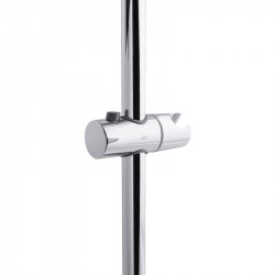 Душова стійка з тримачем універсальна Qtap Lepit 665 мм округла QTLEP82103OC Chrome Душова стійка з тримачем універсальна Qtap Lepit 665 мм округла QTLEP82103OC Chrome