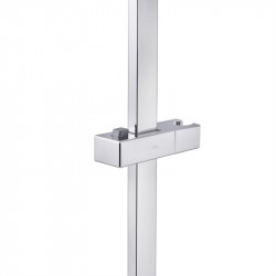 Душова стійка з тримачем універсальна Qtap Lepit 705 мм прямокутна QTLEP82103NC Chrome Душова стійка з тримачем універсальна Qtap Lepit 705 мм прямокутна QTLEP82103NC Chrome