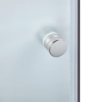 Душова кабіна Lidz Latwa SC90x90.SAT.HIGH.FR, скло Frost 4 мм без піддона
