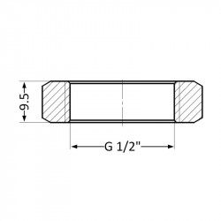 Контргайка Thermo Alliance Standart 1/2" SD40115 Контргайка Thermo Alliance Standart 1/2" SD40115