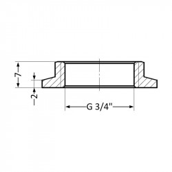 Контргайка-шайба Thermo Alliance Standart 3/4" SD40620 Контргайка-шайба Thermo Alliance Standart 3/4" SD40620