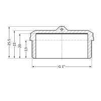 Заглушка Thermo Alliance Standart 1" ЗР SD40325