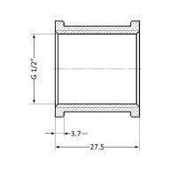 Муфта Thermo Alliance Standart 1/2" ВР SD40415