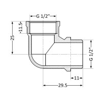 Кут Thermo Alliance Standart 1/2" ВЗ SD42015U