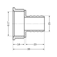 Штуцер Thermo Alliance Standart 25х1" ВР SD4262525 Штуцер Thermo Alliance Standart 25х1" ВР SD4262525