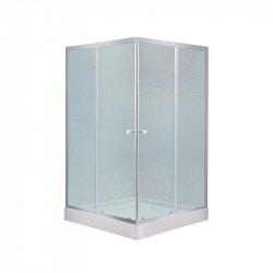 Набір Lidz душова кабіна Wawel SC90x90.SAT.LOW.FR, скло Frost 4 мм + піддон Mazur Набір Lidz душова кабіна Wawel SC90x90.SAT.LOW.FR, скло Frost 4 мм + піддон Mazur