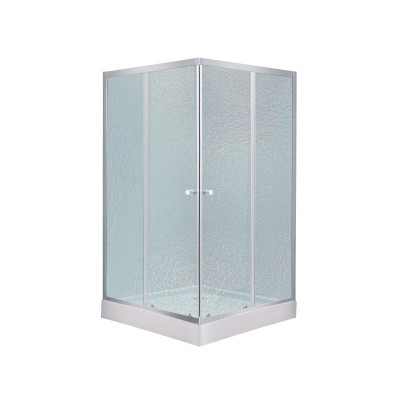 Набір Lidz душова кабіна Wawel SC80x80.SAT.LOW.FR, скло Frost 4 мм + піддон Mazur Набір Lidz душова кабіна Wawel SC80x80.SAT.LOW.FR, скло Frost 4 мм + піддон Mazur