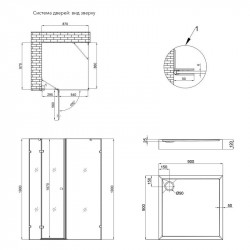 Набір Qtap душова кабіна Capricorn CRM1099SC6 Clear 2020x900x900 мм + піддон Tern 309912C 90x90x12 см з сифоном Набір Qtap душова кабіна Capricorn CRM1099SC6 Clear 2020x900x900 мм + піддон Tern 309912C 90x90x12 см з сифоном