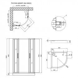 Набір Qtap душова кабіна Taurus CRM1099AC6 Clear 2020x900x900 мм + піддон Robin 309912C 90x90x12 см з сифоном Набір Qtap душова кабіна Taurus CRM1099AC6 Clear 2020x900x900 мм + піддон Robin 309912C 90x90x12 см з сифоном