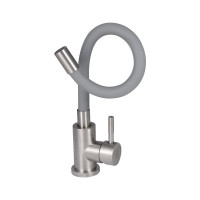 Змішувач для кухні Lidz Aria 015F3 з гнучким виливом (k35) LDARI015F3GRE43363 Grey Змішувач для кухні Lidz Aria 015F3 з гнучким виливом (k35) LDARI015F3GRE43363 Grey