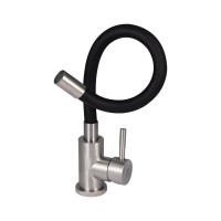 Змішувач для кухні Lidz Aria 015F3 з гнучким виливом (k35) LDARI015F3BLA43364 Black Змішувач для кухні Lidz Aria 015F3 з гнучким виливом (k35) LDARI015F3BLA43364 Black