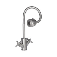 Змішувач для кухні Lidz Wind 013F4 двохвентильний з гнучким виливом LDWIN013F4NKS43391 Nickel Змішувач для кухні Lidz Wind 013F4 двохвентильний з гнучким виливом LDWIN013F4NKS43391 Nickel