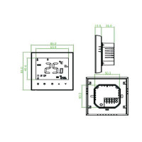 Thermo Alliance Провiдний тижневий термостат(16A+NTC) з WiFi BHT-3000-GBLW Thermo Alliance Провiдний тижневий термостат(16A+NTC) з WiFi BHT-3000-GBLW