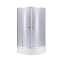 Душова кабіна Latwa SC80x80.SAT.MID.GR полукругла, скло тон. 4 мм + Душовий піддон KAPIELKA ST80x80x26, з панеллю Lidz Душова кабіна Latwa SC80x80.SAT.MID.GR полукругла, скло тон. 4 мм + Душовий піддон KAPIELKA ST80x80x26, з панеллю Lidz