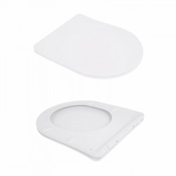 Унітаз підвісний Qtap Jay безободковий Ultra Quiet з сидінням Soft-close QT07335177W