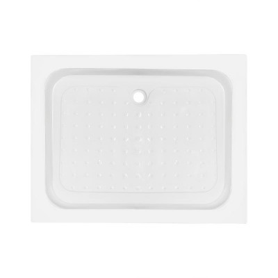 Душовий піддон KAPIELKA ST100x80х14 низький, прямокутний, діаметр зливу 52 мм Lidz
