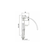 Клапан LT04 нижної подачі 1/2 Lidz Клапан LT04 нижної подачі 1/2 Lidz