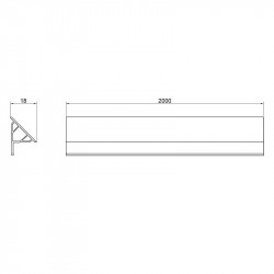 Набір декоративні планки для піддону та ванни (2x2м) + 2 ковпачки Qtap WCS022 Набір декоративні планки для піддону та ванни (2x2м) + 2 ковпачки Qtap WCS022