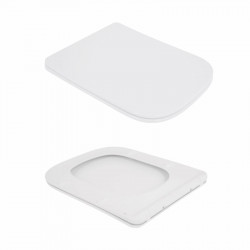 Унітаз підвісний Qtap Crow безобідковий з сідінням Soft-close QT05335171W