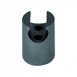 Тримач для ручного душу Qtap Spojeni округлий QT829910842854GRP Graphite