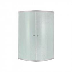 Душова кабіна Lidz Latwa SC90x90.SAT.LOW.FR, скло Frost 4 мм + Lidz Душовий піддон KAPIELKA ST90x90x15