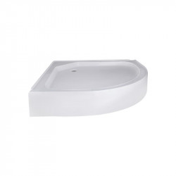 Душова кабіна Lidz Latwa SC80x80.SAT.LOW.FR, скло Frost 4 мм + Lidz Душовий піддон KAPIELKA ST80x80x15