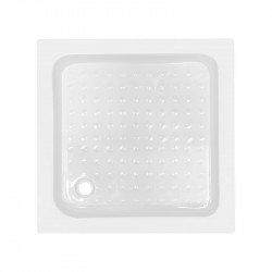 Душова кабіна Lidz Wawel SC80x80.SAT.LOW.GR, скло тон. 4 мм + Lidz Душовий піддон KAPIELKA ST80x80х14