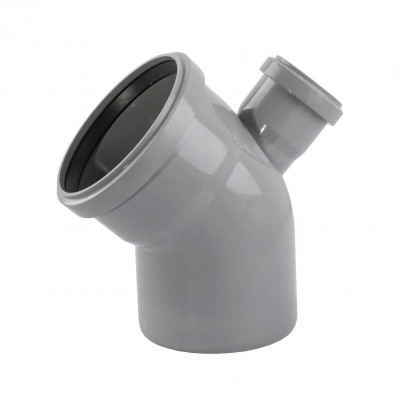 Відвід (коліно) V 110*45+50/90/135 вертикальне TA Sewage Відвід (коліно) V 110*45+50/90/135 вертикальне TA Sewage