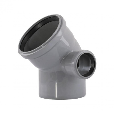 Відвід (коліно) 2P (R) 110/110/45+50/90 праве TA Sewage Відвід (коліно) 2P (R) 110/110/45+50/90 праве TA Sewage