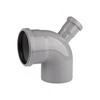 Відвід (коліно) 110x90 ° з відведенням 50х67 ° TA Sewage Відвід (коліно) 110x90 ° з відведенням 50х67 ° TA Sewage